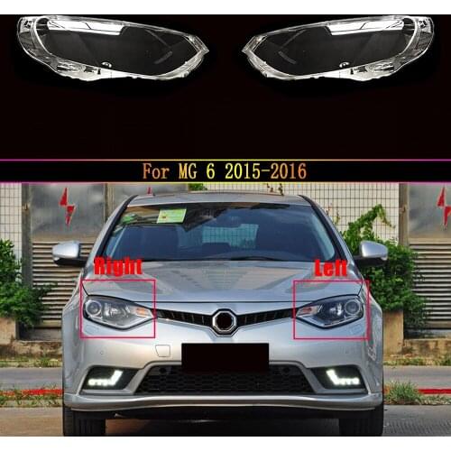 Car Headlamp Lens For MG 6 2015 2016 Car Replacement Auto Shell Cover