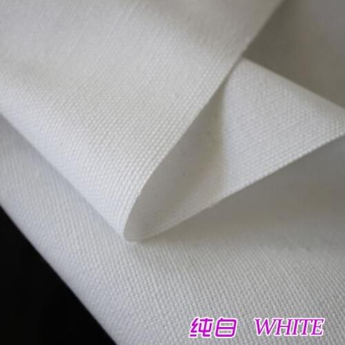 White Upholstery Canvas Cotton Duck Fabric Cotton Fabric Canvas Fabric 60"wide Sold By The Yard Free shipping