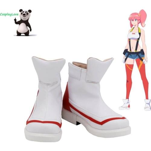Promare Aina White Cosplay Long Boots Custom Made For Halloween Christmas CosplayLove