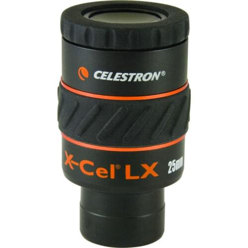 Celestron X-CEL LX 60 degree 25mm super wide-angle eyepiece 1.25 inch stargazing astronomical telescope accessories