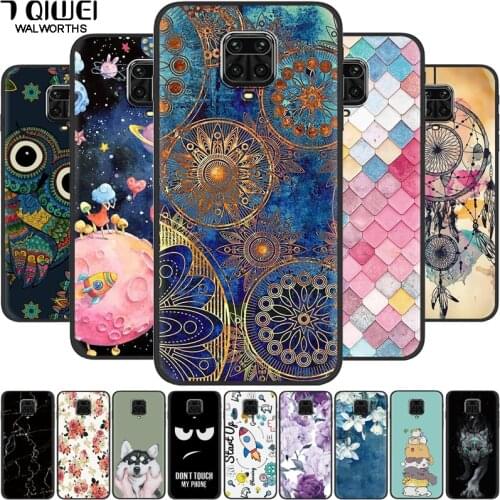 For Xiaomi Redmi Note 9 Pro Case Black Silicone Soft Phone Cover For Xiaomi Redmi Note 9S Case TPU Bumper for Redmi9 9 S Note9