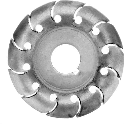 Manganese Steel 90mm 12 Teeth Wood Carving Disc 16mm Bore Grinder Shaping Disc for 100 115 Angle Grinder Woodworking Tools
