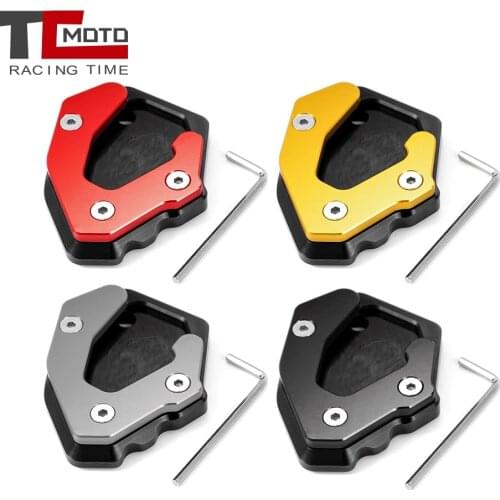 TCMOTO Motorcycle Side Stand Pad Plate Kickstand Enlarger Support Extension For Benelli BJ500 BJ300GS Leoncino 500