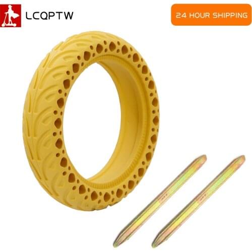 For Xiaomi Mijia M365 Tyre Electric Scooter yellow Tires 8 1/2x2 Durable Thick Wheels Solid Outer Tyres m365 Accessories