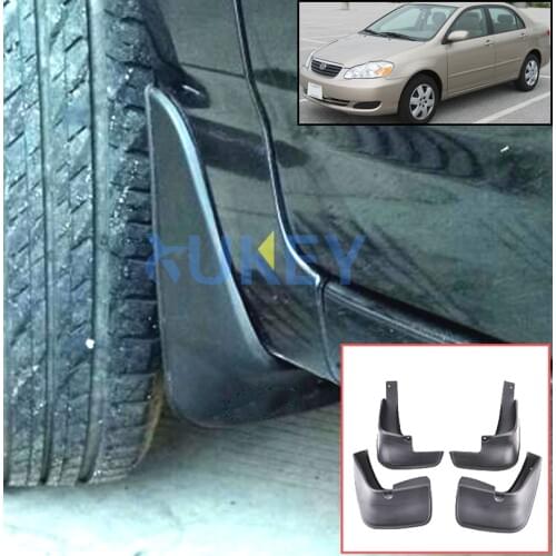 For Toyota Corolla E120 E130 2002 - 2008 Car Mudflap Fender Mudguard Mud Flaps Splash Guard Flap 2003 2004 2005 2006 2007