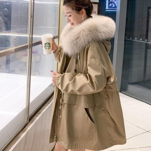 DTSTARZG Women's Jackets With Fur