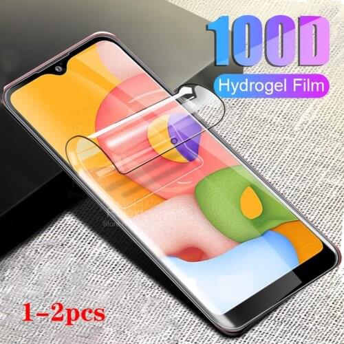 1-2Pcs 100D Hydrogel Film For Samsung Galaxy a01 Protector Film For Samsung sumsung galax A 01 Protector Hydrogel Film SM-A015F