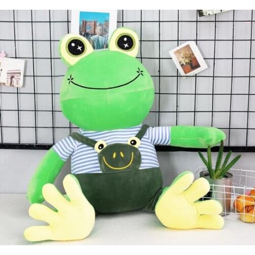 Simulation Stuffed Frog Children Plush Toy Baby Kids Animals Gift