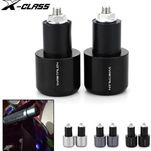 Motorcycle Handle Bar End Plug Balance Sliders Pad CNC Aluminum Accessories for Husqvarna Svartpilen 401 250 701 2013-2020 2021