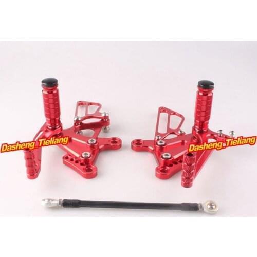 Motorcycle Adjustable Foot Pegs Rear Set Foot Rests Replacement Parts For Kawasaki Ninja ZX6R 2009 2010 2011 2014 2013 2014 Pair
