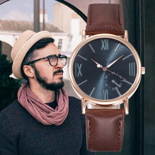 New Men Watch Luxury Brand Watches Mens Black Quartz Clock Fashion Leather belts Luminous Cheap Sports Wristwatch relogio male