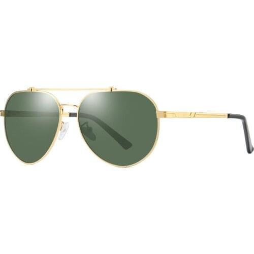 Vintage Double Beam Oval Sunglasses Men Metal Frame Sun Glasses for Women Outdoor Shades Male Eyewear Oculos Gafas 201919WD