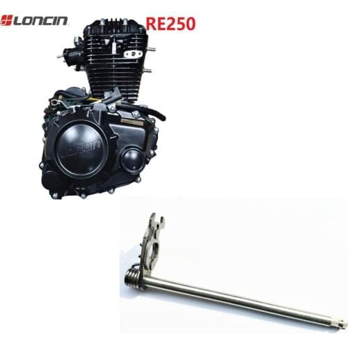 Output gear shaft loncin re250 250CC engine gear shift xmotos kayo bse dirt pit bike accessories free shipping