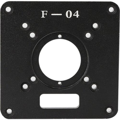 1Set Router Table Insert Plate with Router Insertion and Install Screws