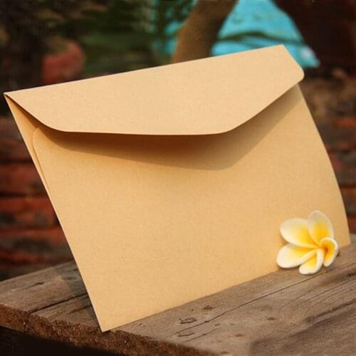 10pcs Kraft Paper Envelopes Blank White Brown Paper Bag 23x16.2cm Wedding Decoration Gift Packing Bag Birthday Party Supplies