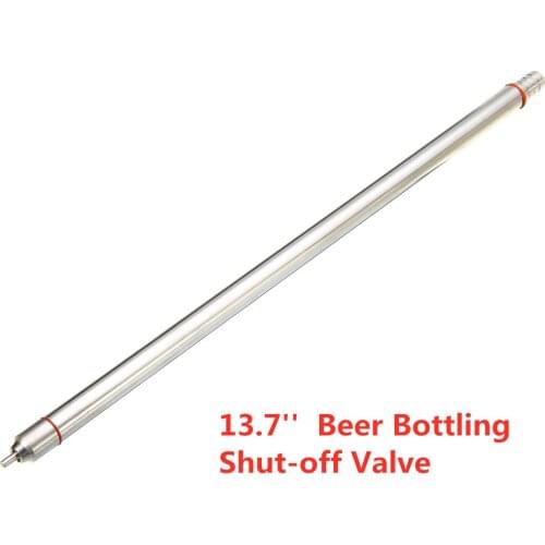 13.7" Spring Loaded Beer Wine Bottle Filler Stainless Steel Bottling Shut-off Valve For Beer Wine Bar Brewing Tools