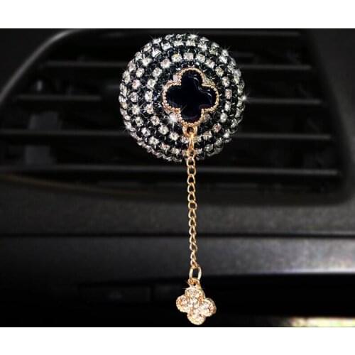 2PCS Car Air Freshener Diamond Ball In the Car Air Conditioning Outlet Perfume Clip Aromather Fragrance Diffuser Car Perfume