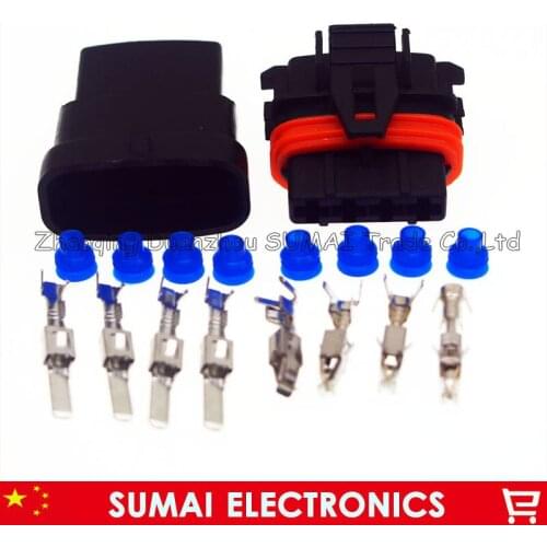 4Pin 3.5mm ECU Auto intake pressure sensor plug,Oxygen sensor connector for Bosch,BMW,Audi,VW etc