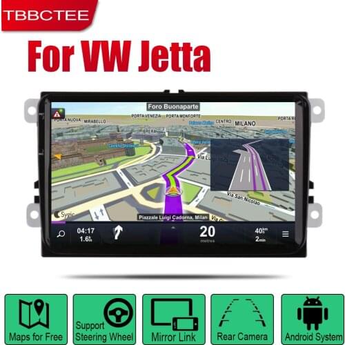 Android Car Radio Stereo GPS Navigation For Volkswagen VW Jetta 2005~2018 Bluetooth wifi 2din Car Radio Stereo