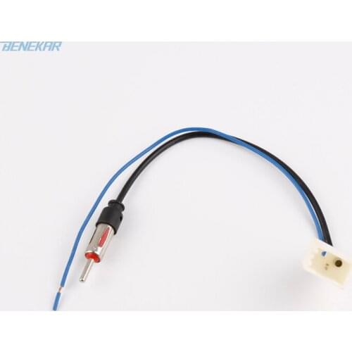 Benekar Aerial Adapter Antenna Car Radio Stereo Plug Cable ISO - Din for Toyota
