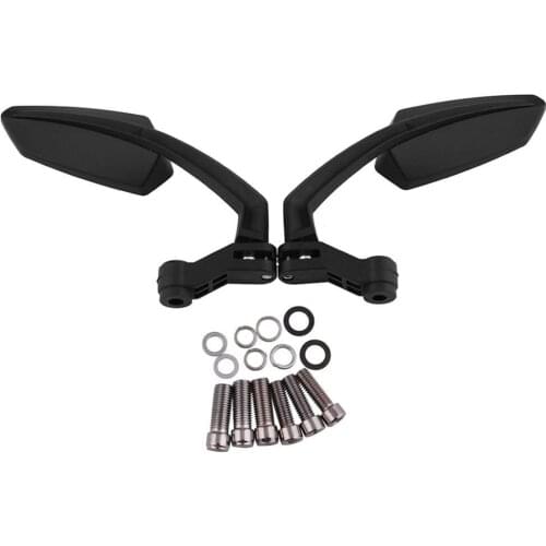 Motorcycle Reversing Side Mirrors Rear View Side Mirrors Blind Spot Mirrors for Honda Grom Kawasaki Suzuki Yamaha FZ1 FZ6