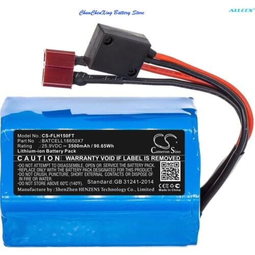 Cameron Sino 3500mAh Flashlight Battery for Bigblue VL15000P-Pro Mini,CB30000P-II,VL33000P-II,VL33000P-RC, VL33000P-RCP, TL8000P