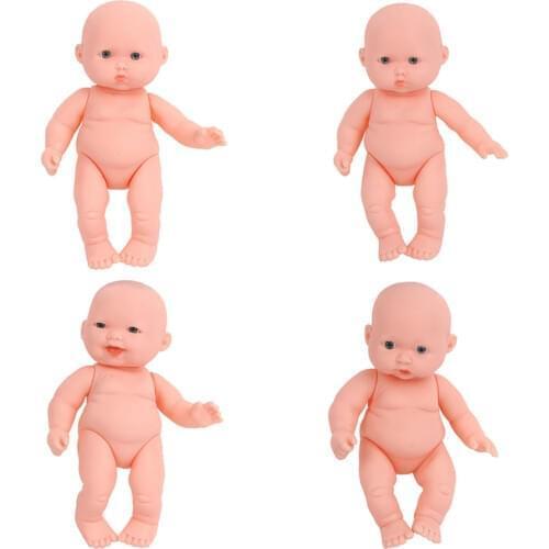 Baby Simulation Doll Newborn Boy Girl Emulated Dolls Expression Children Gift Soft Baby Toy Birthday Gift Random