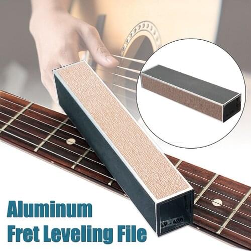 Guitar Bass String Sanding Polishing Beam Fret Leveling File Luthier Tools for Sandpaper Guitar Parts Accessories