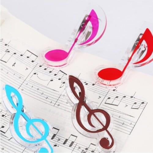 1pc New Creative Music Notation Clips Clothes Pegs Notes Clothes Clip Food Bag Sealing Clip Clothes Hangers Rack