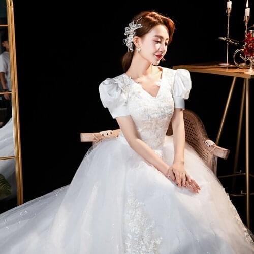 Ladybeauty V-neck Wedding Dresses