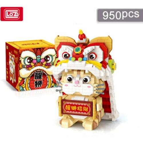 LOZ Diamond Blocks Stool Expression Anime Cartoon Kids Gift Micro Assembly Model Action Figure DIY Brick