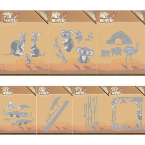 Piggy Craft metal cutting dies cut die mold Wild world decoration Scrapbook paper craft knife mould blade punch stencils dies