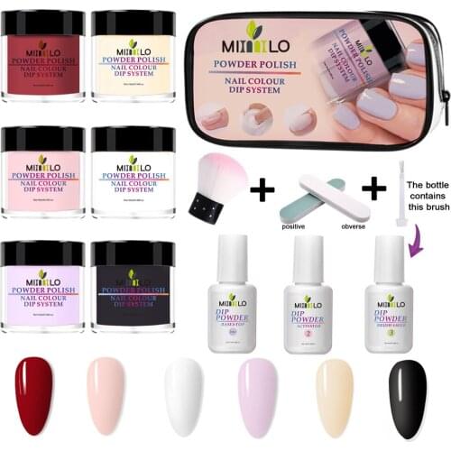 12Pcs/Set Dipping Nail Powder Set Series Color Holographics Glittery Chrome Nail Glitter Powder Pigment Nail Art Decorations Kit