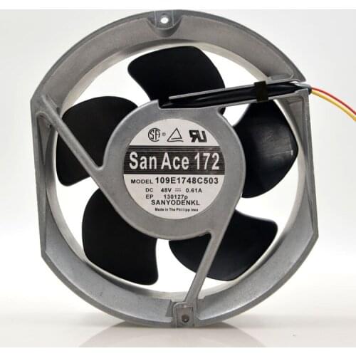 New original 17251 109E1748C503 48V 0.61A 172 * 172 * 51 17CM fan