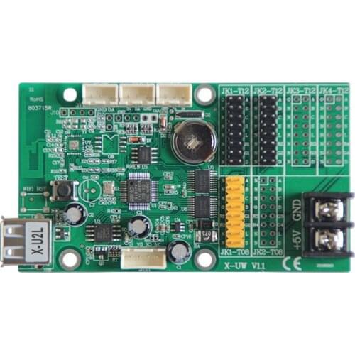 Onbon X-U2L usb led controller card 512 * 32 pixel u disk led controller driver board monochrome dual color p10, P5 module