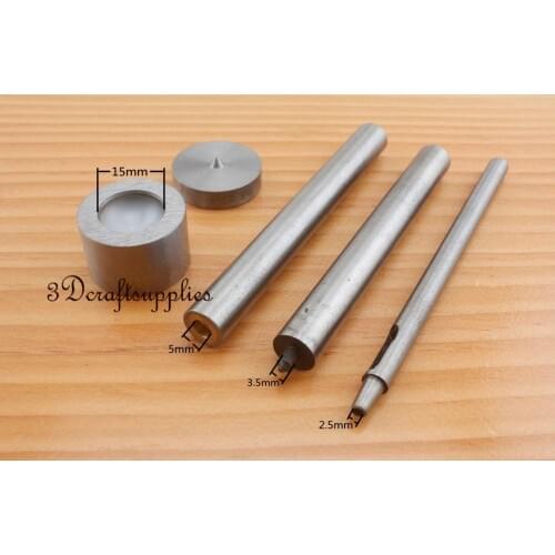 Dome Button Snap Fastener Snap Setting Die Installation Tool Mold 15 mm S256