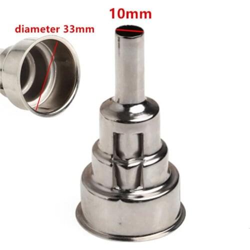 1pcs 10mm For 33mm 1600W 1800W 2000W Industrial Heat Dryer Soldering Hairdryer Gun BGA Rework Solder Station Tool