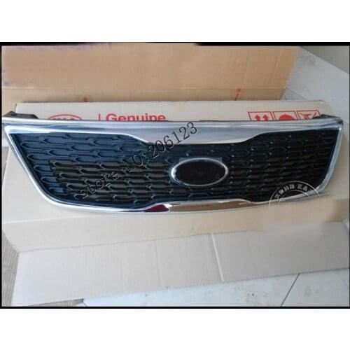 FITS for kia Sorento 2013 2014 Stainless Steel Front Grille Honeycomb Mesh Grill