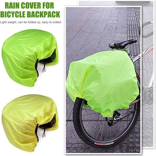 Mountain Bicycle Pannier Bag Rain Cover Protective Cover Bike Tail Rack Pouch Biking Portable Dustproof Cycling Parts
