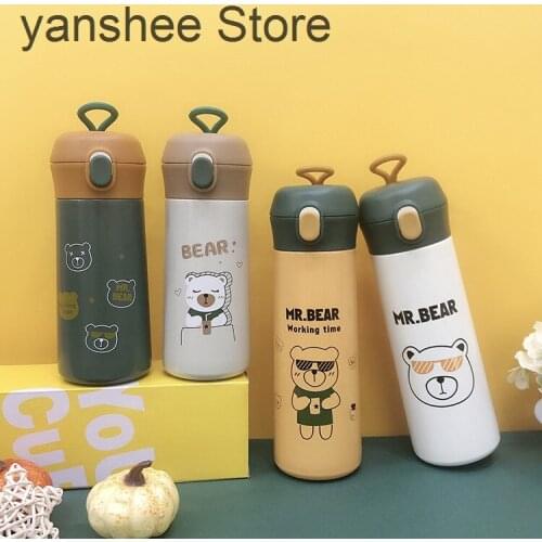 Stainless steel thermos, coffee thermos, tea, travel cup, 350 / 500ml, novel