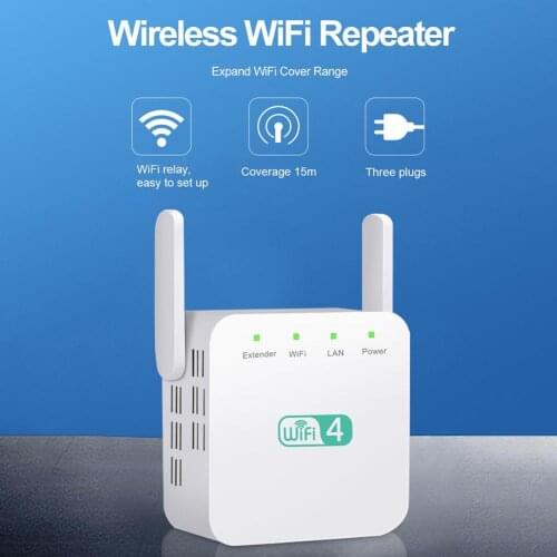 Dropshippping WiFi Booster 2.4GHz 300Mbps Wireless Repeater WiFi Range Extender Booster Signal Amplifier Computer accessories