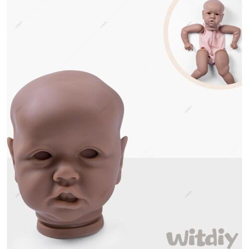 Witdiy Saskia 58CM Reborn baby doll kit Unpainted reborn kit Lifelike kit Reborn doll kit blank parts