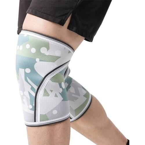 1 PC Elastic Knee Pads Nylon Sports Fitness Kneepad Fitness Gear Patella Brace Running Basketball Volleyball Support