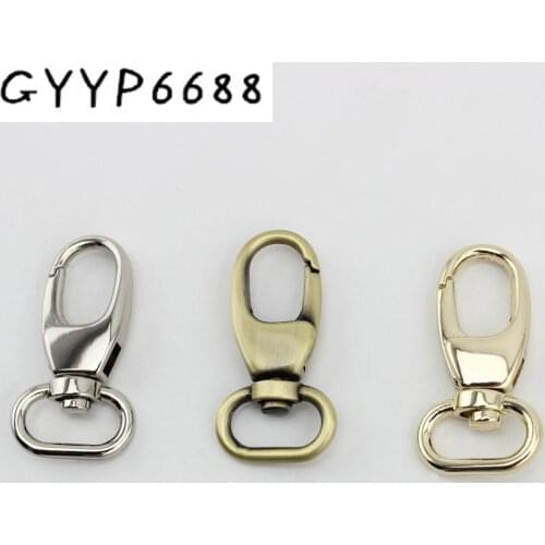 10pcs 30pcs 20mm 5colors High quality snap hook metal zinc hardware for handbag weekend bags hanger swivel hook Fashion