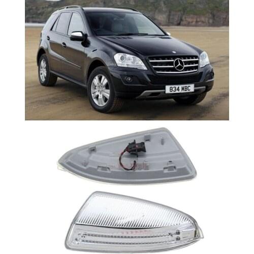 2pc Led Rearview Mirror Signal Lamp For Mercedes Benz w164 ML320 2008 2009 2010 2011