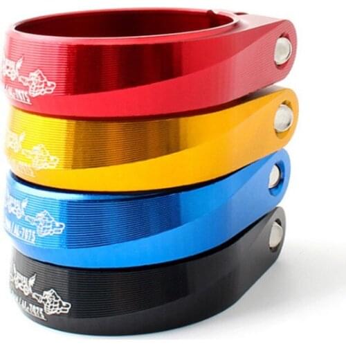 Road Bicycle 34.9mm Seatpost Clamp Aluminum Alloy Quick Release Bike Lock Seat Post Tube Clip Clamp Fixed Gear Newest