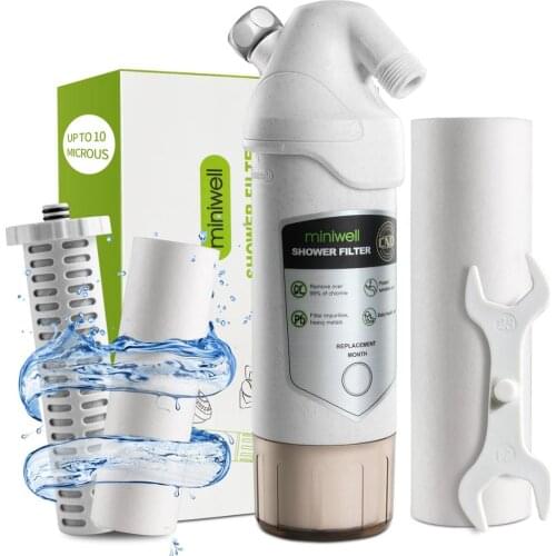 Chlorine Filter - Hard Water Filter - Water Softener - Showerhead Filter - 2 Replaceable Filter Cartridges