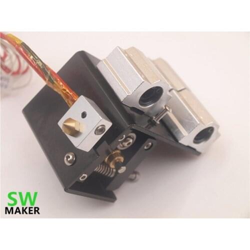 Reprap Prusa i3 Anet A8 3D printer extruder kit single 0.4mm nozzle head extrusion head 1.75mm hotend