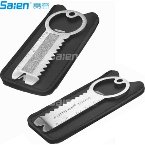 Multifunction EDC Gadget 10 in 1 Fishing Tools Outdoor Keychain Screwdriver For outdoor survival, camping, cycling and fishing