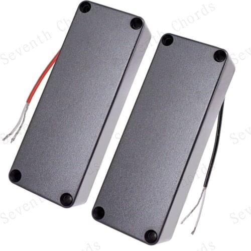 A Set of 2 Pcs Black Sealed 5 string Humbucker Bass Guitar Pickups guitar accessories